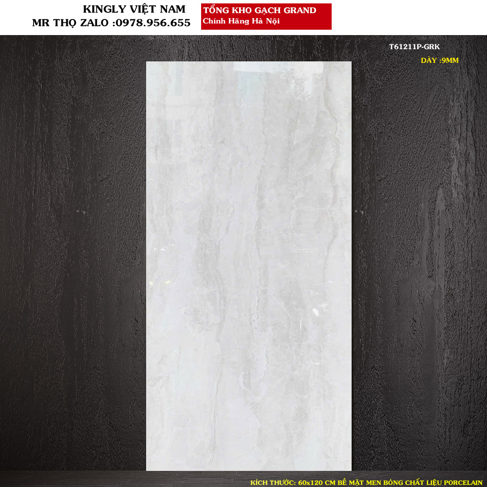 Gạch GRAND 60X120 CM T61211P Loại 1